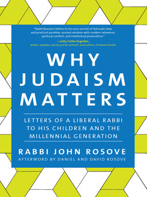 cover image of Why Judaism Matters